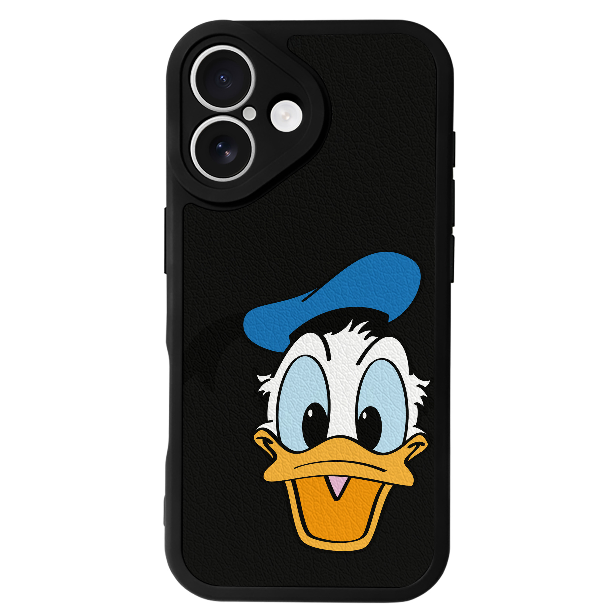 （画像用） ミッキーマウス Mickey Mouse 【iPhone 16シリーズ対応】シリコンスマホケース（レザー調） 材質：シリコン